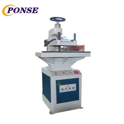 China Hotels 10Ton Manual Hydraulic Swing Arm Cutting Machine For Sole for sale