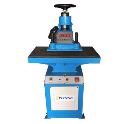 China Factory shoemaking swing arm slitter machine /press machine/clicking press for sale