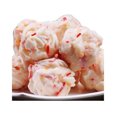 China Frozen Low-sodium Cooking Chicken Food Porcelain Manufactures Custom Sell Cheap Surimi Shrimp Ball Fish Ball (Flavor) 500g/bag for sale