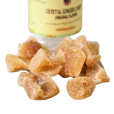 China Fresh NATURAL HIGH QUALITY INGREDIENTS Crystallized Dry Healthy Snack High Energy Candy Treats Vegan Bite-Size Snacking Ginger Chews for sale