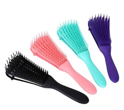 China Custom Detangling Paddle Multi-Function Private Label Brush Wet Dry Wet Brush For Curly Hair Brush for sale