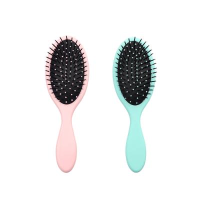 China Waterproof Custom Logo Wet Detangling Brush Original Detangler Hair Brush Paddle Wet Brush for sale