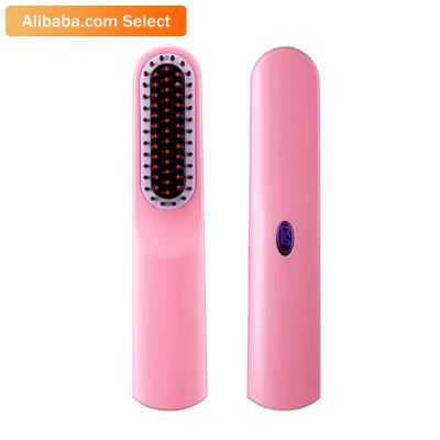 China SPOHUI Man Home Electric Beard Straightening Men's Beard and Hair Straightener Brush Comb for sale