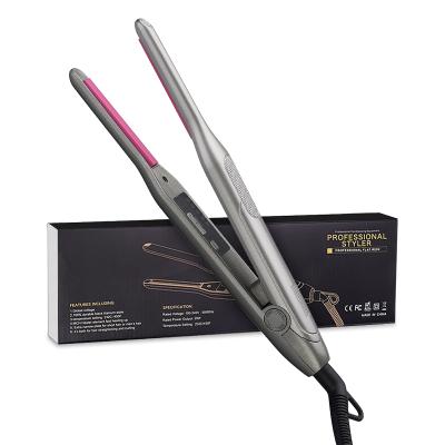 China Newest Outdoor Mini Flat Iron Hair Straightener Professional Private Label Hair Straighteners 3/10 Ionic Flat Iron for sale