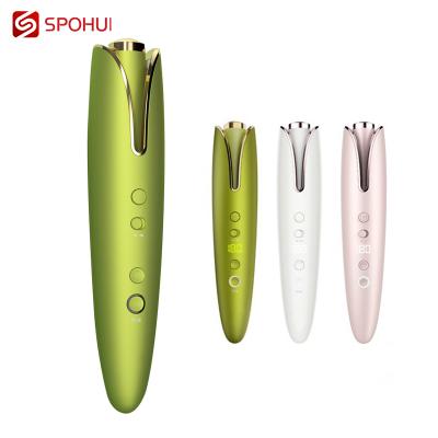 China Automatic Ceramic Rotating Hair Curler LCD Display Show Magic Portable Cordless USB Rechargeable Hair Curler for sale