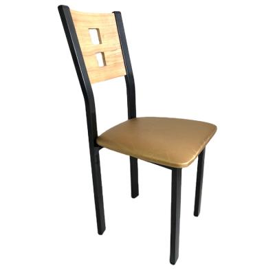 China Dining Comfortable Restaurant Chair Fabric Seating Leisure Wooden Dining Chair for sale