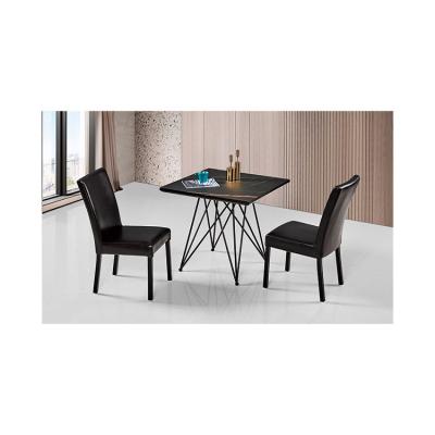 China (Others)Adjustable Stainless Steel Square Marble Dining Table Set Luxury Furniture Imported Modern Dine Room Sets Chairs Dining Tables for sale