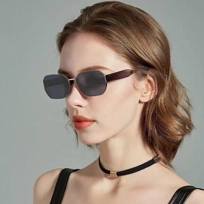 China Fashion Sunglasses 6281 Italy Designer Brand TR90 Polygon Frame Polarized Eyewear Shading Sun Glass Sunglasses Women for sale