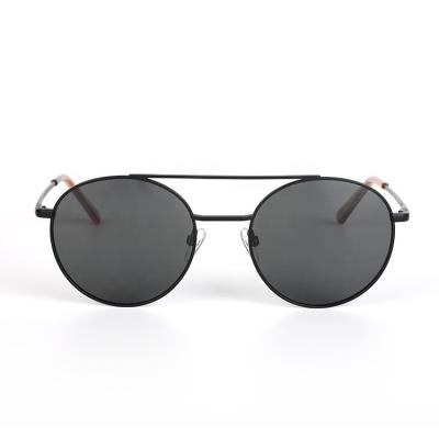 China Round Glasses Alloy Metal Polarized Pilot Sunglasses Men Women High Quality Common Fashion Sun Glasses for sale