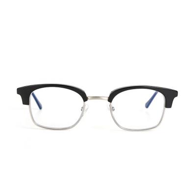 China Reading Half Working Running Metal Rimless Glasses Gaming Business Glass PC Optical Frames High Quality for sale