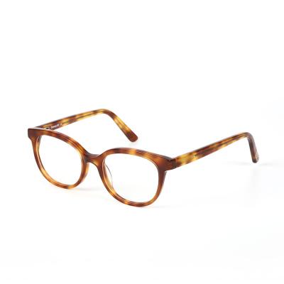 China For Running Glasses Leopard Eyewear Wholesales Reading Glass Round Cateyes Glasses Optical Frames for sale