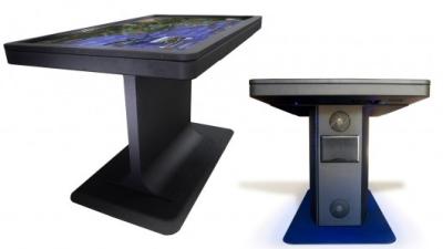 China 32'' LCD Multi Touch Table With Interactive Kiosk For Information Displaying for sale