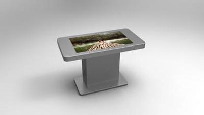 China Advertising 42 Inch HDMI Multimedia Multi Touch Table / Indoor Information Kiosk for sale