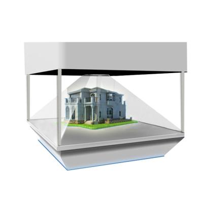 China Holo Box 3D Holographic Display , Metal holographic video display for sale