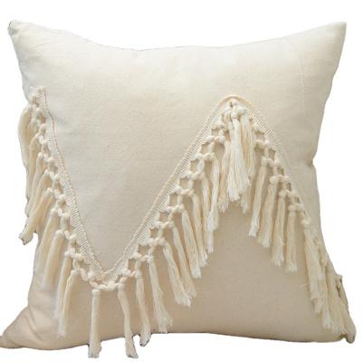 China Sustainable Tassel Pillow Boho Cushion Maroc Cushion Tiles For Home Decor for sale