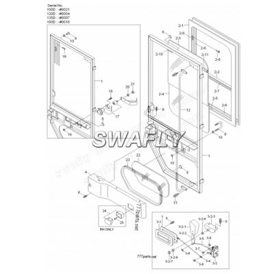 China SWAFLY Excavator Spare Part 71N6-02770 STOPPER For R110-7 R220LC-9S R180LC-7 R210LC-7 Excavator for sale