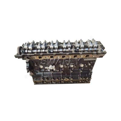 China Excavator Excavator Parts Cylinder Block Body Long Engine Block 6HK1 Block for sale