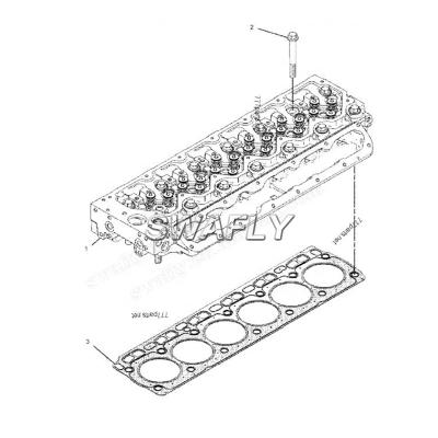 China Swafly Diesel Engine Excavator Parts C6.6 Cylinder Head Cylinder Head Parts 309-6663 for sale