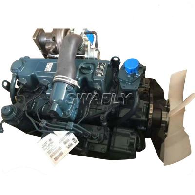 China New KUBOTA Excavator SWAFLY Diesel Engine V3800-T Complete Engine V3800T With Turbo Engine Assy for sale