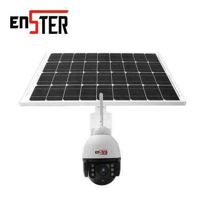 China Human Motion Enster Tracking 5mp outdoor monitor solar 360 degree panorama surveillance wifi camera for sale