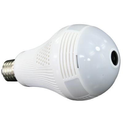 China New HD 1080P 2.0MP Light Bulb NIGHT VISION wifi camera 360degree panoramic fisheye IP camera for sale