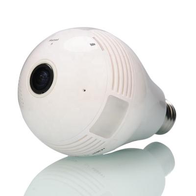 China High Quality Wireless Fisheye IP Camera Hd Pixel 360 Degree Panoramic Hidden Bulb CMOS Camera for sale