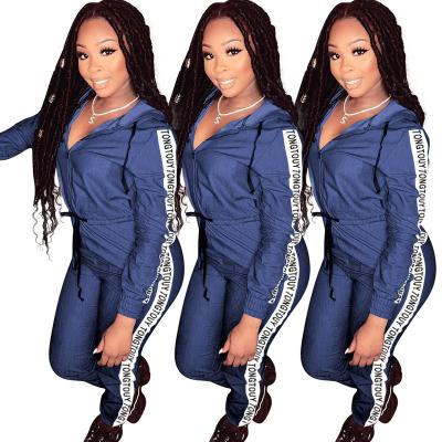 China Freefly QUICK DRY Long Leg Overalls Romper Full Zipper Blue Jeans Women Casual Overalls for sale