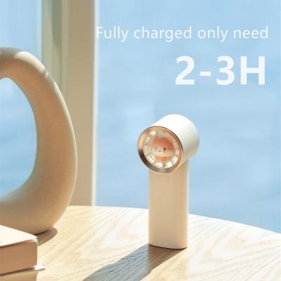 China Hotel 2023 New Handheld Cute small Electric Hand Battery USB Rechargeable Desktop Cooling Portable Travel Manufacturer Mini Fans for sale