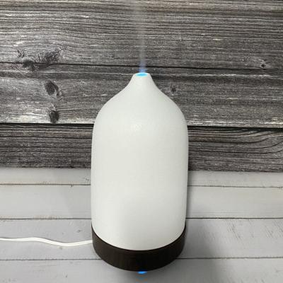 China Household Luxury stone colorful Electric portable aromatherapy essential oil ceramic diffuser for sale