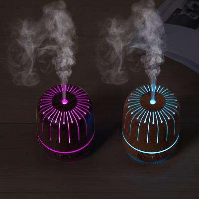 China Household home electric small wood grain home electric ultrasonic fragrance scent aroma diffuser for sale