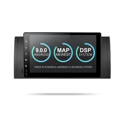 China Android 9 GPS Navigation 2+16G 9 Inch 4 Core Quad Core Car Multimedia Player GPS FM Radio For BMW 525i 1996-1997 2001-2003 for sale