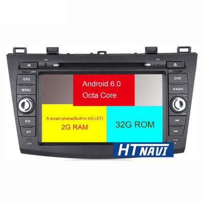 China Android GPS Navigation 2+32G 8 Inch 8 Core Octa-core Car Multimedia Player Din 2 Din For Mazda 3 2010-2012 for sale