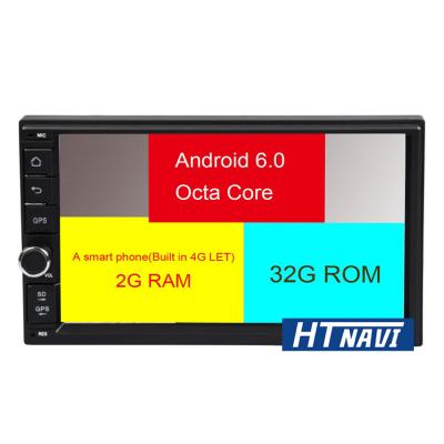 China Universal GPS Core Android Car Multimedia Player HTNAVI Octa 7 Inch DVD Player GPS Navigator HD 1080P 4K Video for sale