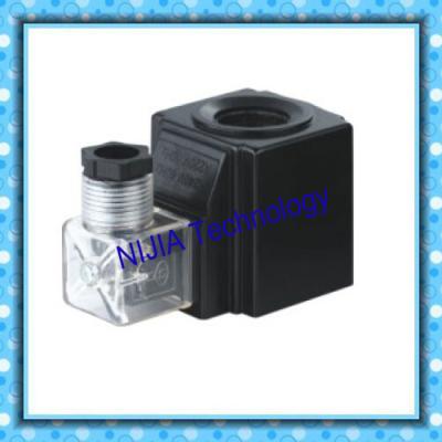 China AC220V AC110V DIN43650 YUYEN Hydraulic Solenoid Coil inner hole 20mm high 52mm for sale