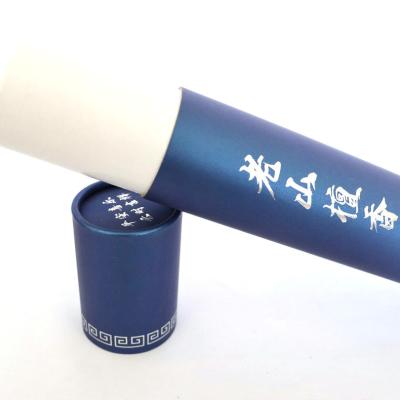 China 250g tube incense stick millennium sandalwood stick blue paper bamboo incense thickened version chinese incense for sale