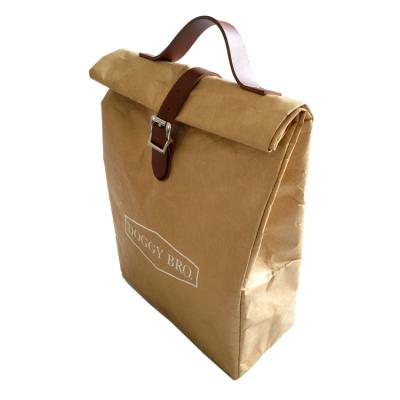 China Reusable Paper Tyvek Handled Lunch Bag Pattern for sale