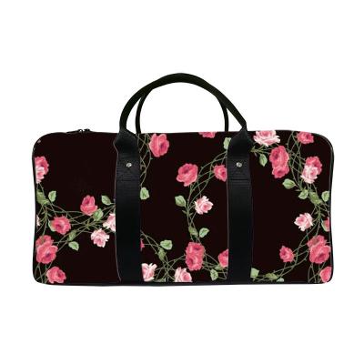 China Custom Water Resistance Cute Weekend Design Thoughtful Pink Duffel Bag Great For Travel for sale