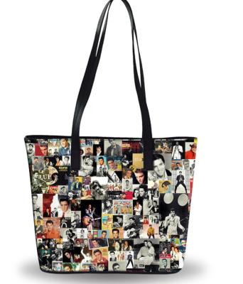 China Fashion ELVI PRESLEY Fashion Design Tote Bag Shopping High Quality Foldable Tote Bag for sale