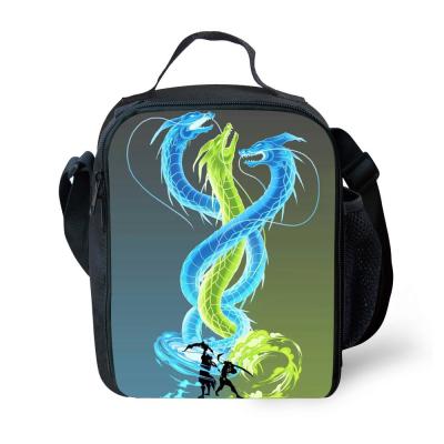 China Lightweight Doctor Who Lunch Bag Dinosaur Custom Printed for sale