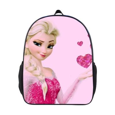 China Elsa Princess waterproof 2019 3D cartoon small school bags for boys girls 600d schoolbag kids satchel cute kids kindergarten bag for sale