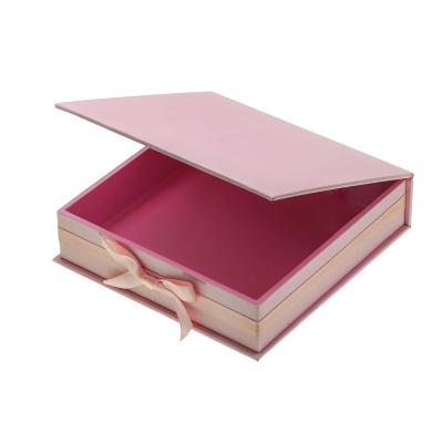 China Recycled Materials Custom Design Luxury Printed Cosmetic Paper Box For Skin Care Cream Box Custom Pink Magnetic Packing Box for sale