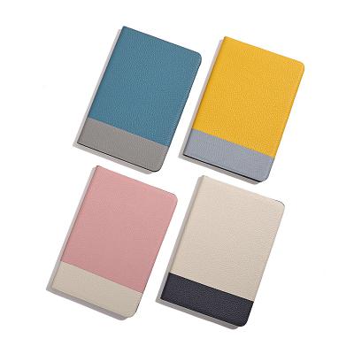 China Simple Easy Shockproof Full Grain Pebble Leather Case With Soft TPU Square Camera Hole Design Tablet Case For iPad 7inch for sale