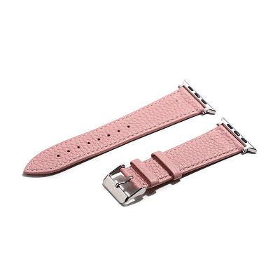 China Flexible Genuine Leather Watch Strap for Apple Watch Band, Smart Watch Band for Apple iwatch for sale