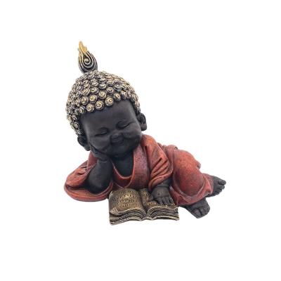 China High-Grade Artificial Monk Poly Buddha Statue Resin Supply Items for sale