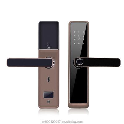 China Apartment customize hot selling tuya wifi aluminum fingerpritn OEM door electronic smart lock for sale