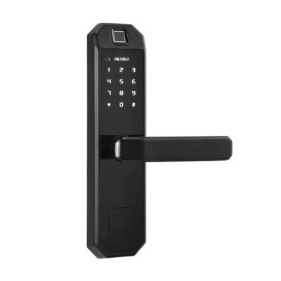 China Apartment new product wifi tuya ttlock password room digital electronic smart door lock for sale