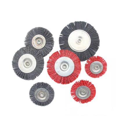 China Cleaning Abrasive Grinding Nylon Brush Polishing Industrial Stainless Steel For Polishing And Cleaning Red Gray Acceptable 1~4inch 1