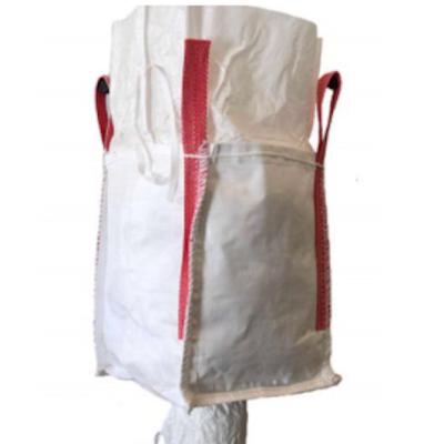 China Breathable Jumbo Bag Fleece Top Spout Bottom 4 Point Lift Handling 90/90/90cm for sale