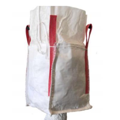 China Breathable Jumbo Bag Fleece Top Spout Bottom 4 Point Lift Handling 90/90/140cm for sale