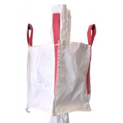 China Breathable Jumbo Bag Fleece Top Spout Bottom 4 Point Lift Handling 90/90/140cm for sale